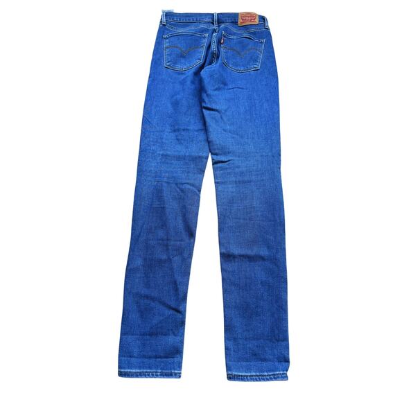 Levi's Women's 720 High Rise Super Skinny Blue Jeans 27 Classic Normcore Casual - Picture 5 of 7